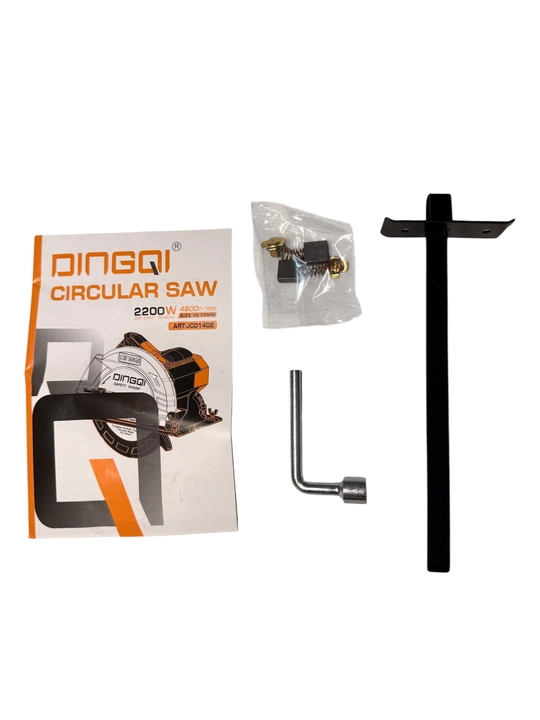 Elektr sirkulyar arra DINGQI JC01402, 2200 W, diskli qo'l arrasi, yog'och uchun, 235 mm