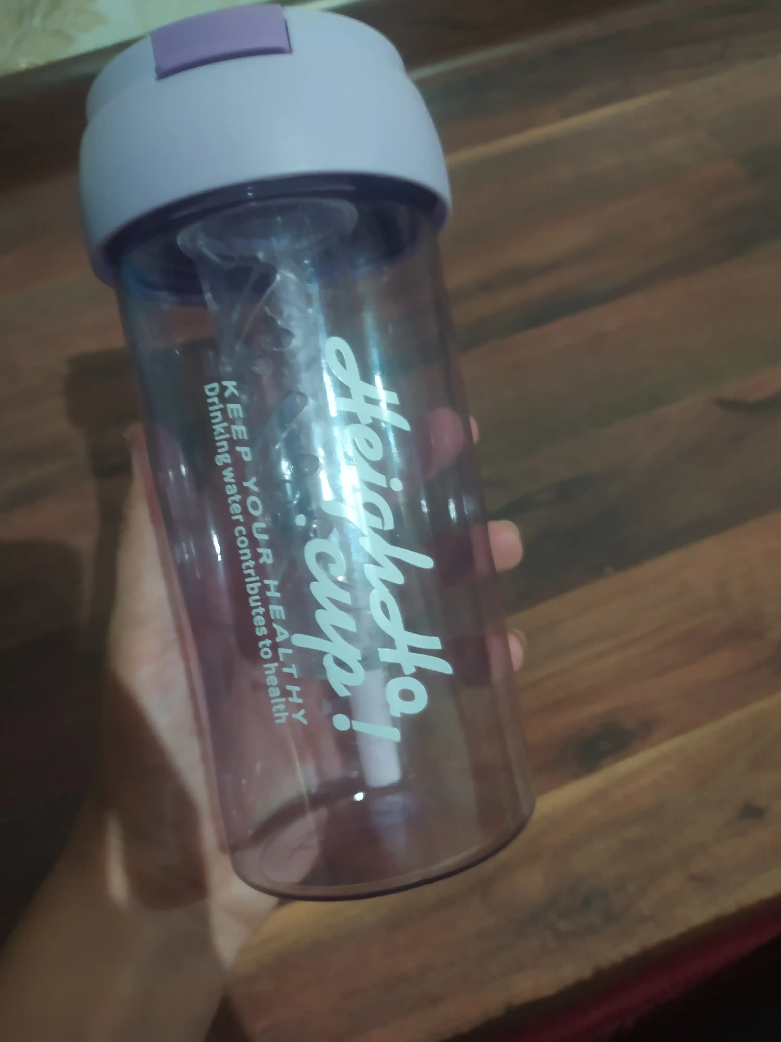 Бутылка для воды с трубочкой, современная бутылка "Принцесса" с сеточкой для фруктов,580мл