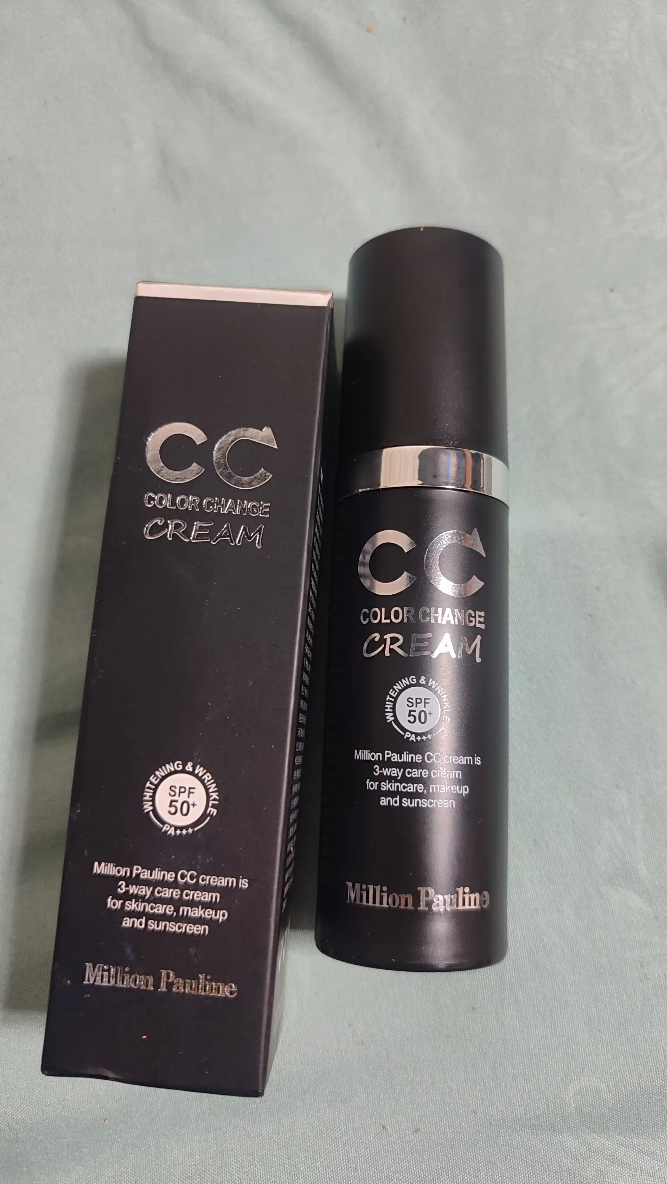 MillionPauline CC ColorChangeCreamSPF 50+корректирующий тональный 3 в 1, защитa от солнца