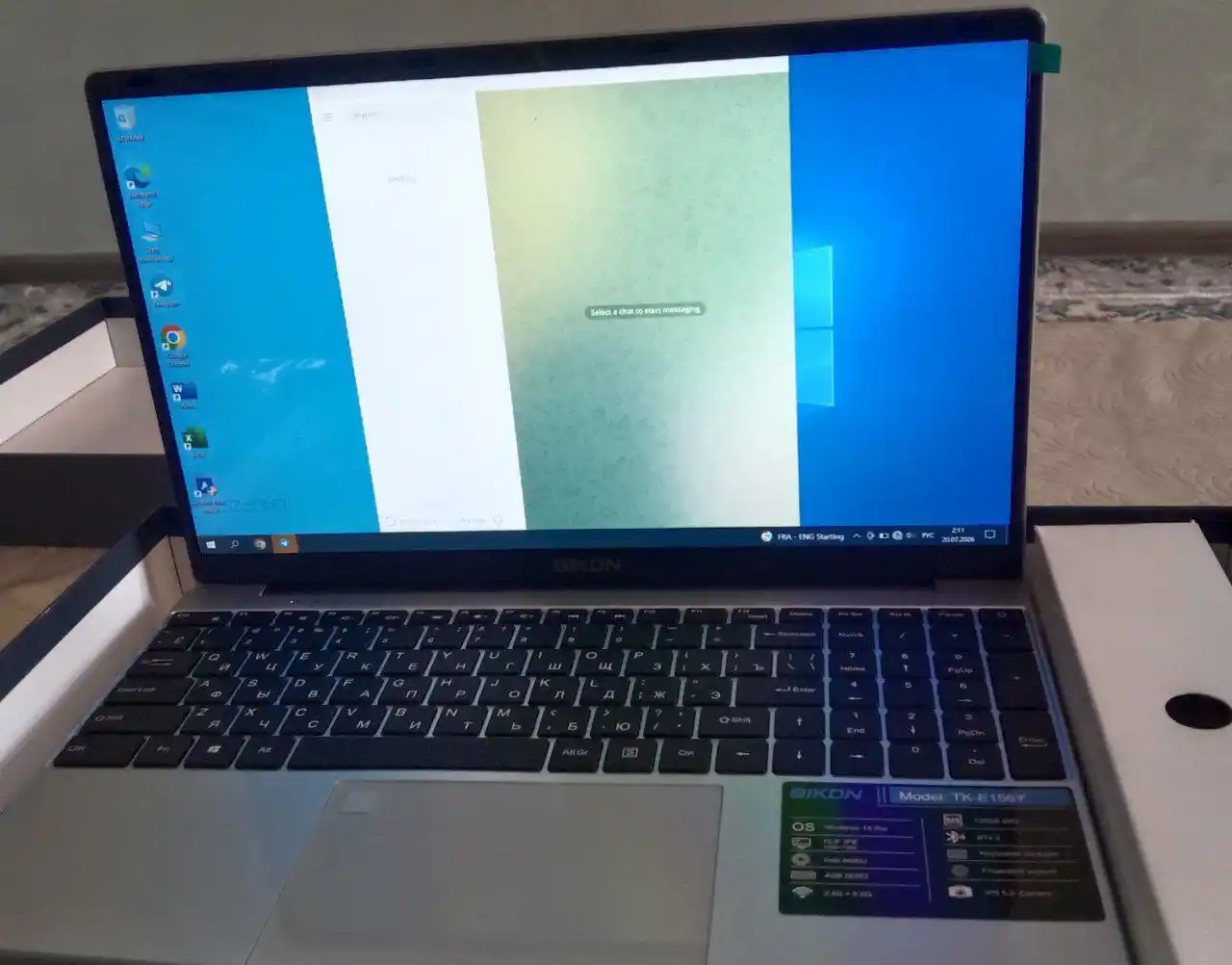 Ноутбук BIKON экран 14 Core i7/ i5/ i3 для офиса, дома, учебы и работы, установлен Windows
