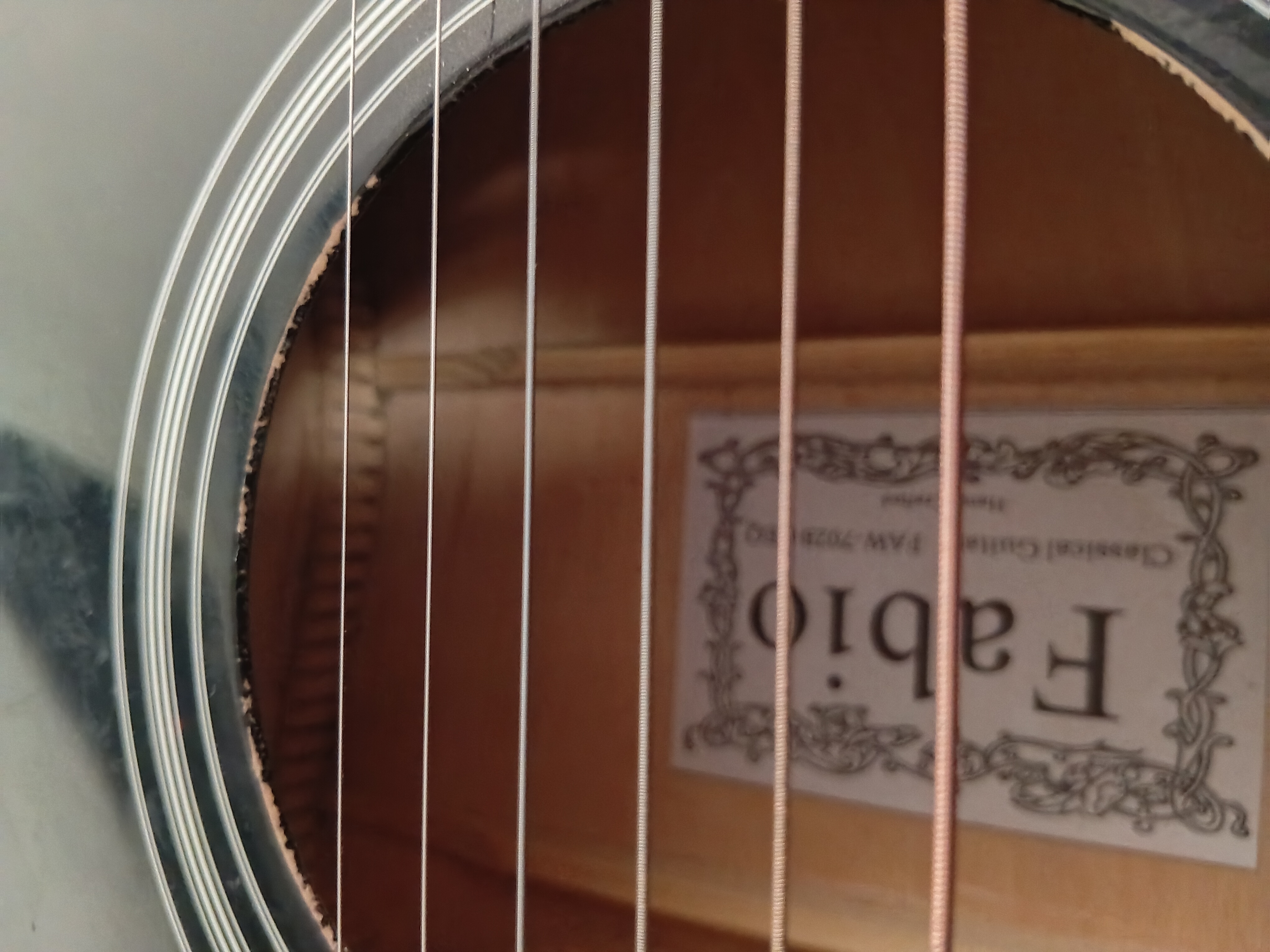 Akustik gitara tori, 1 to'plam, 6 dona