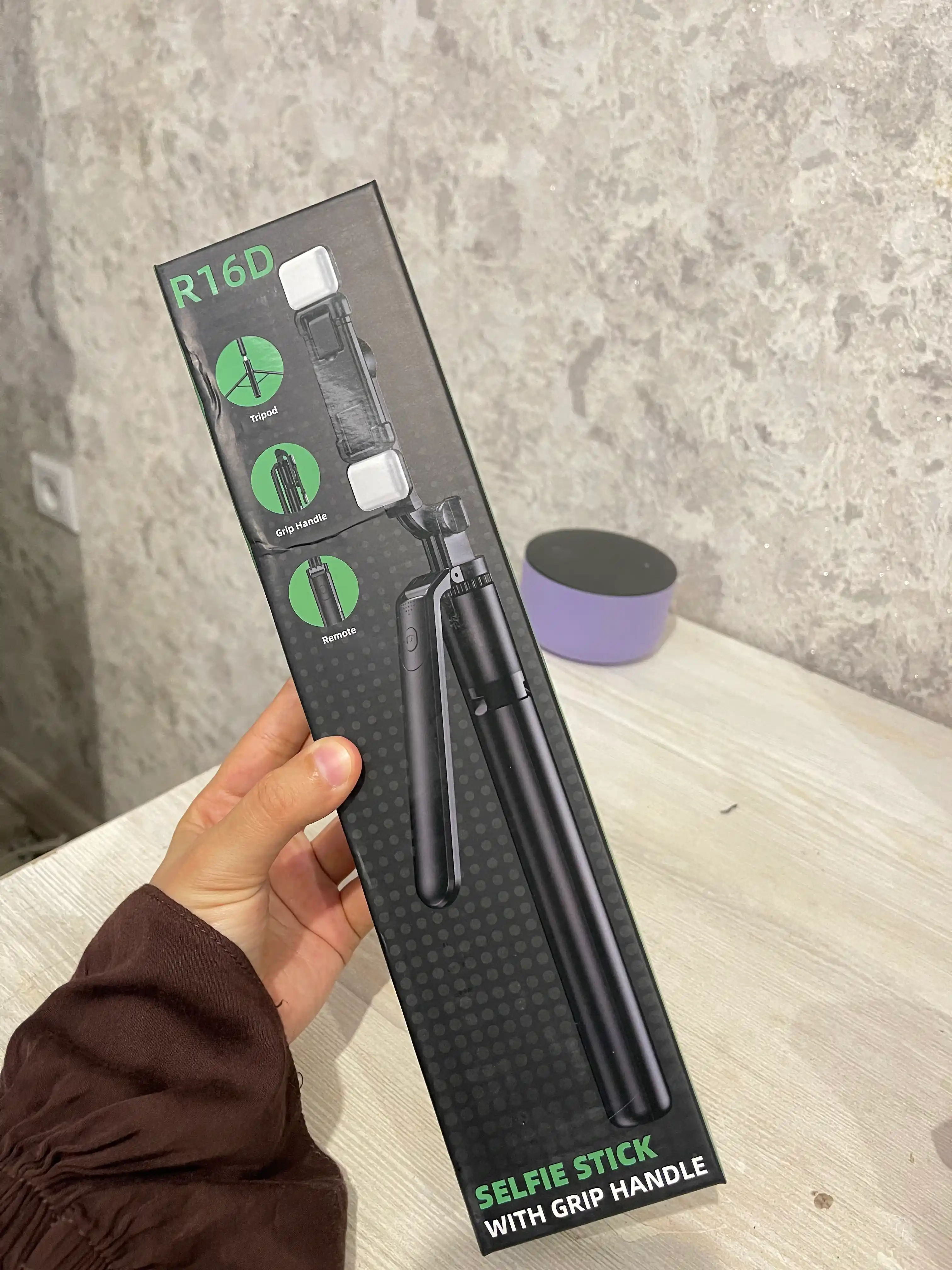 Штатив для телефона, 170 см, 4 в 1, 2 LED фонаря и Bluetooth: монопод, селфи-палка