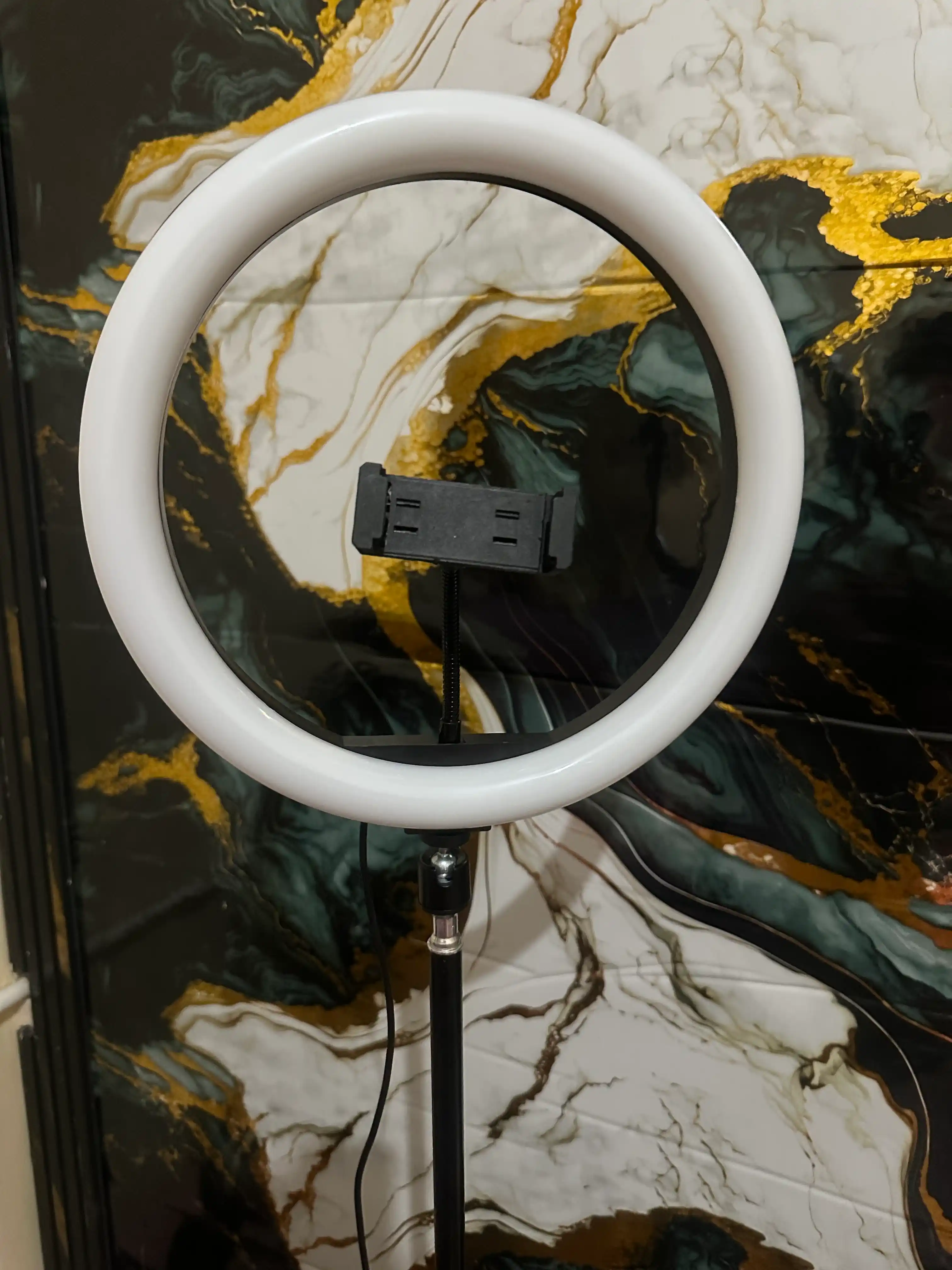 VIZON halqasimon lampasi, telefon lampasi bilan shtativ