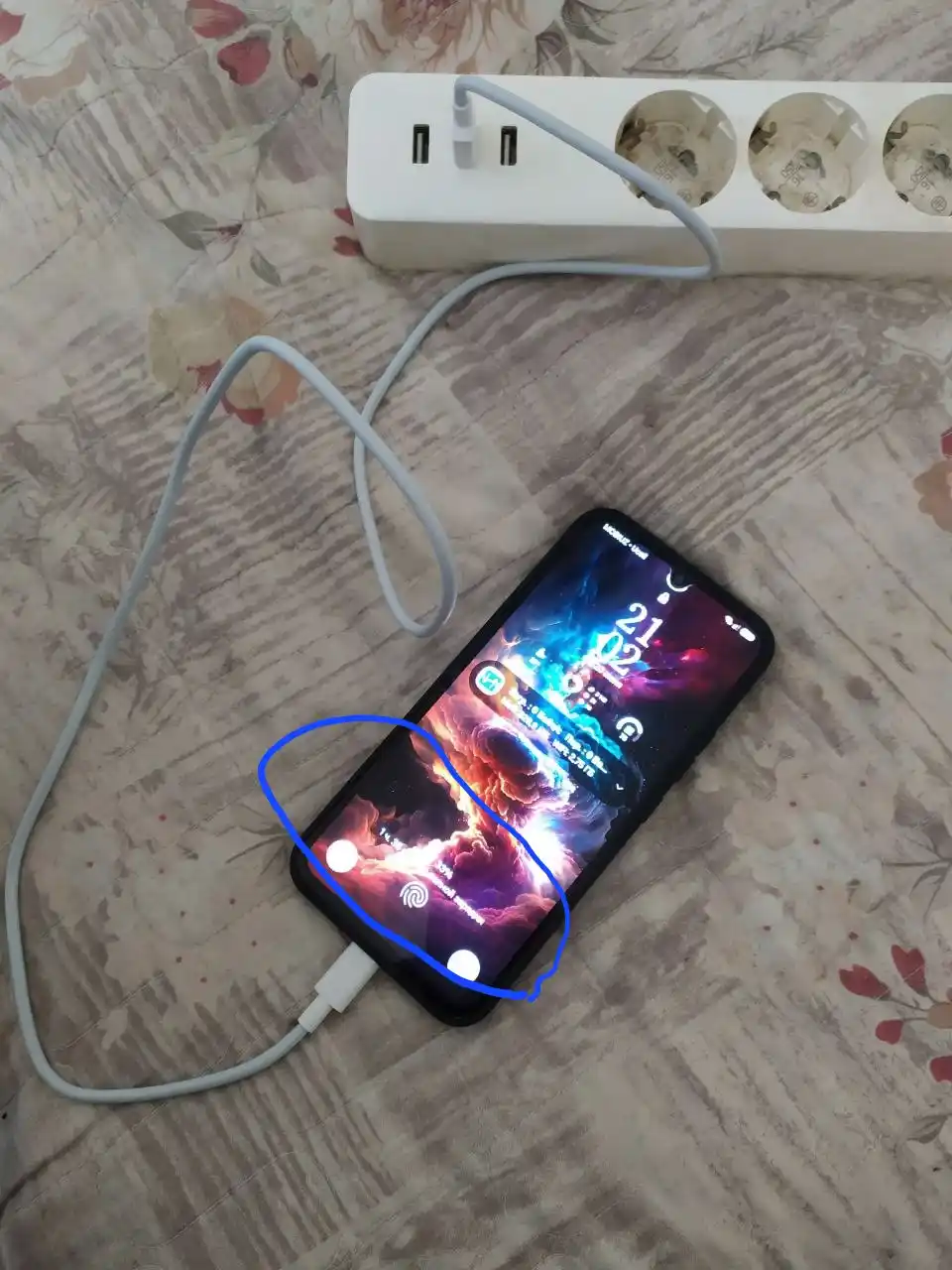 XIOMI Turbo % quvvatlash qurilmasi 33W Typ-C kabeli bilan