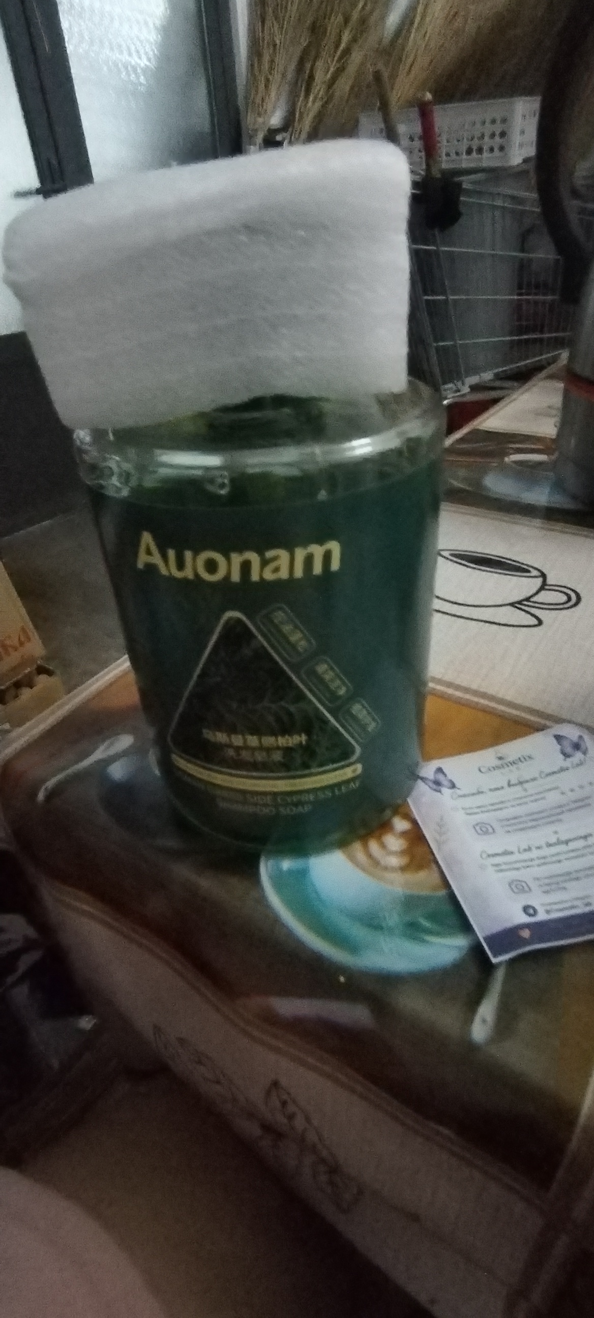 Soch o'stiradigan va to'kilishiga qarshi shampun Auonam ayollar va erkaklar uchun, 500ml