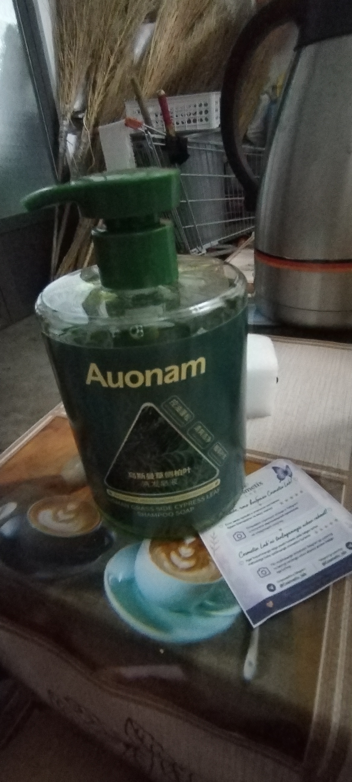 Soch o'stiradigan va to'kilishiga qarshi shampun Auonam ayollar va erkaklar uchun, 500ml