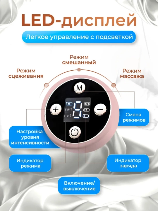 Massaj funksiyali, 3 bosqichli sog‘ish rejimiga ega elektr sut sog‘ish moslamasi, komplektda butilka bilan