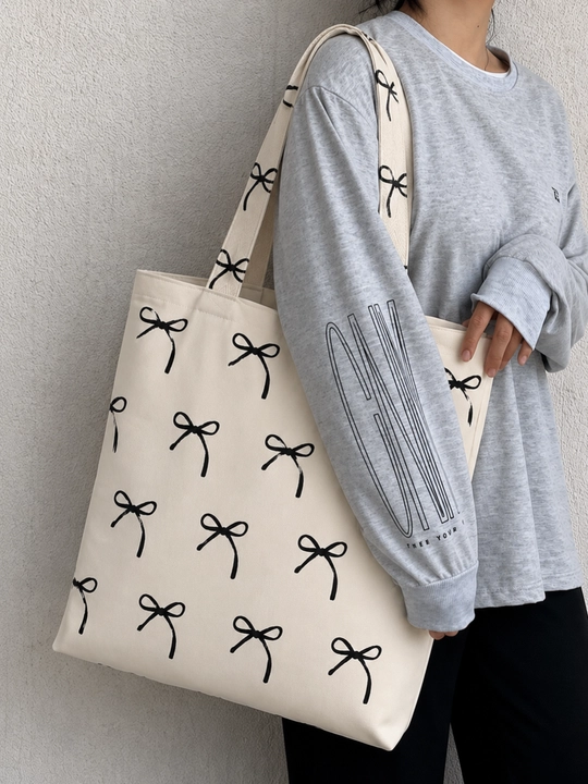 Ayollar uchun sumka-shopper, yelkama, 37*34 sm