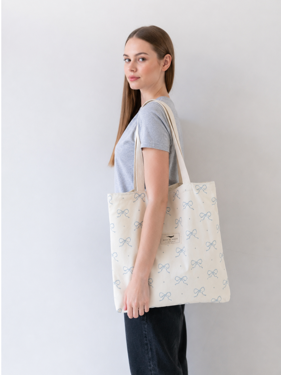 Ayollar uchun sumka-shopper, yelkama, 37*34 sm