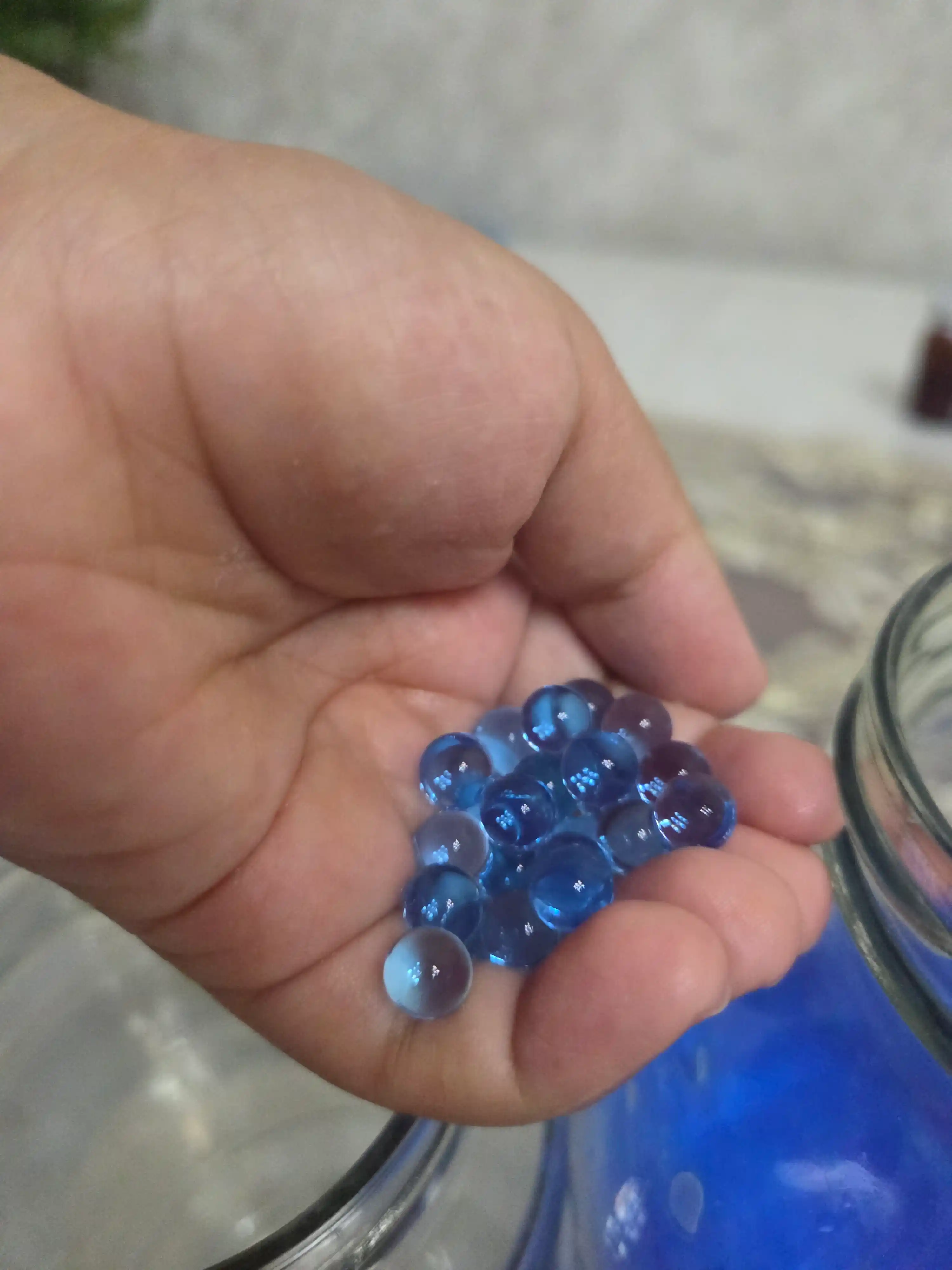 Orbiz o'qlari, gidrogel, 7-8mm, 25gr, 5000+ dona, suvda kattalashadigan