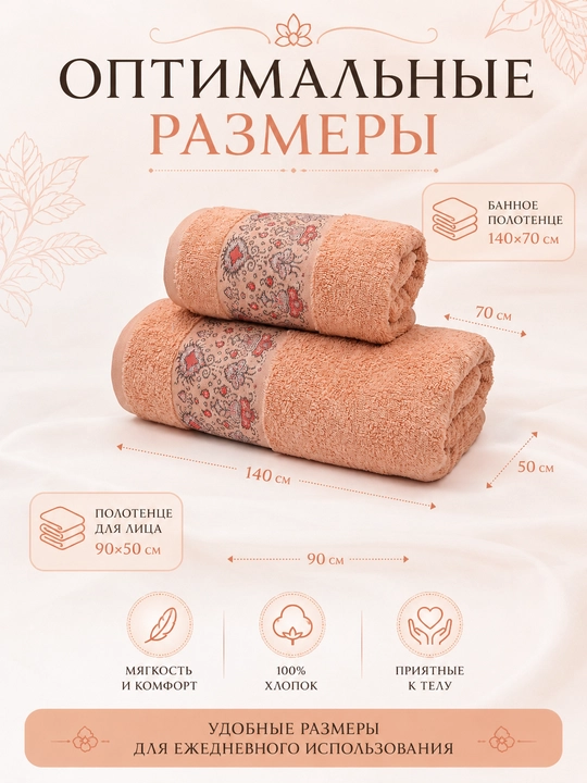 Sochiqlar to'plami 2 tasi 1 da, hammom, yuz va soch uchun, yumshoq va mayin