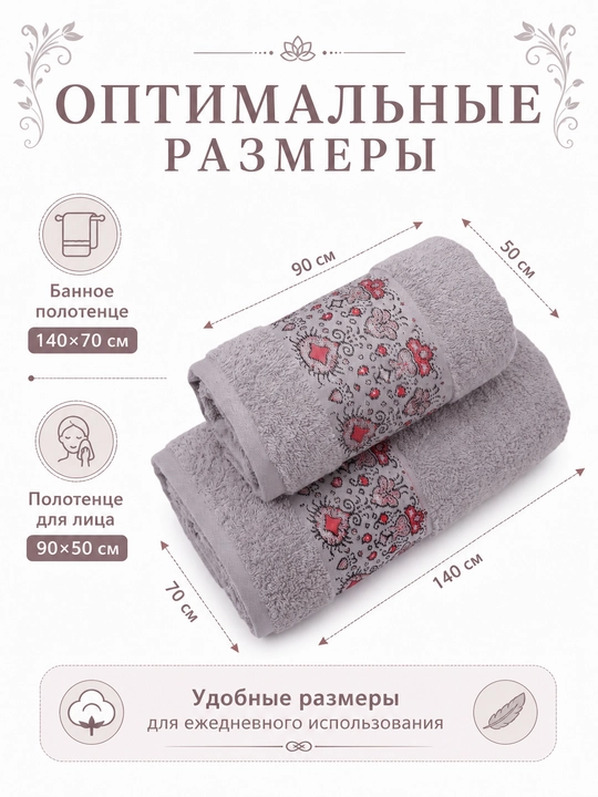 Sochiqlar to'plami 2 tasi 1 da, hammom, yuz va soch uchun, yumshoq va mayin