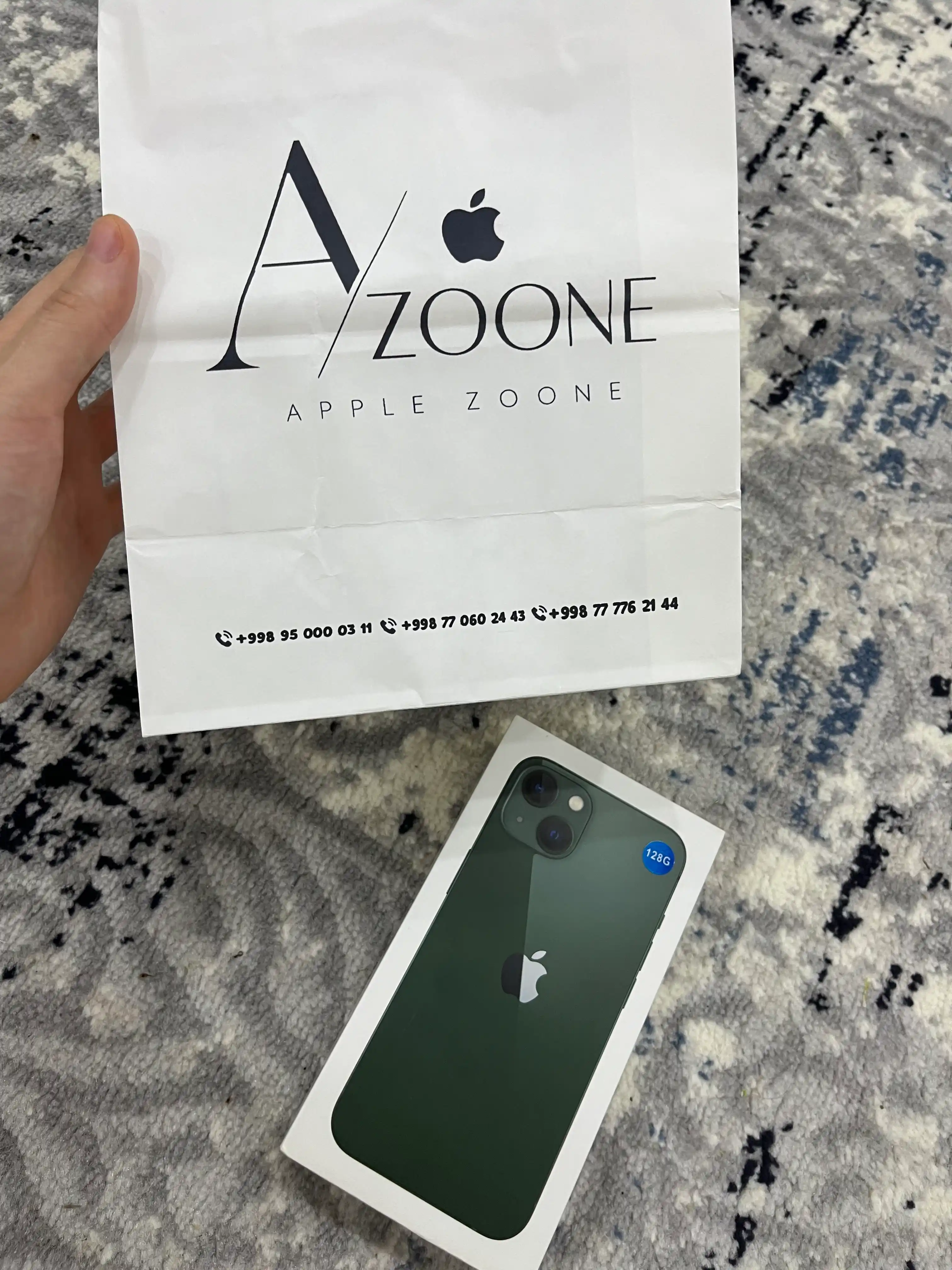 Смартфон Apple iPhone 13 , 128/256 ГБ, SIM+Esim (SIM), чехол и стекло в подарок