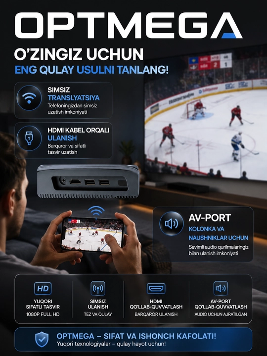 Проектор для фильмов A10Plus, проектор 4K на Android + Wi Fi, Bluetooth, HDMI