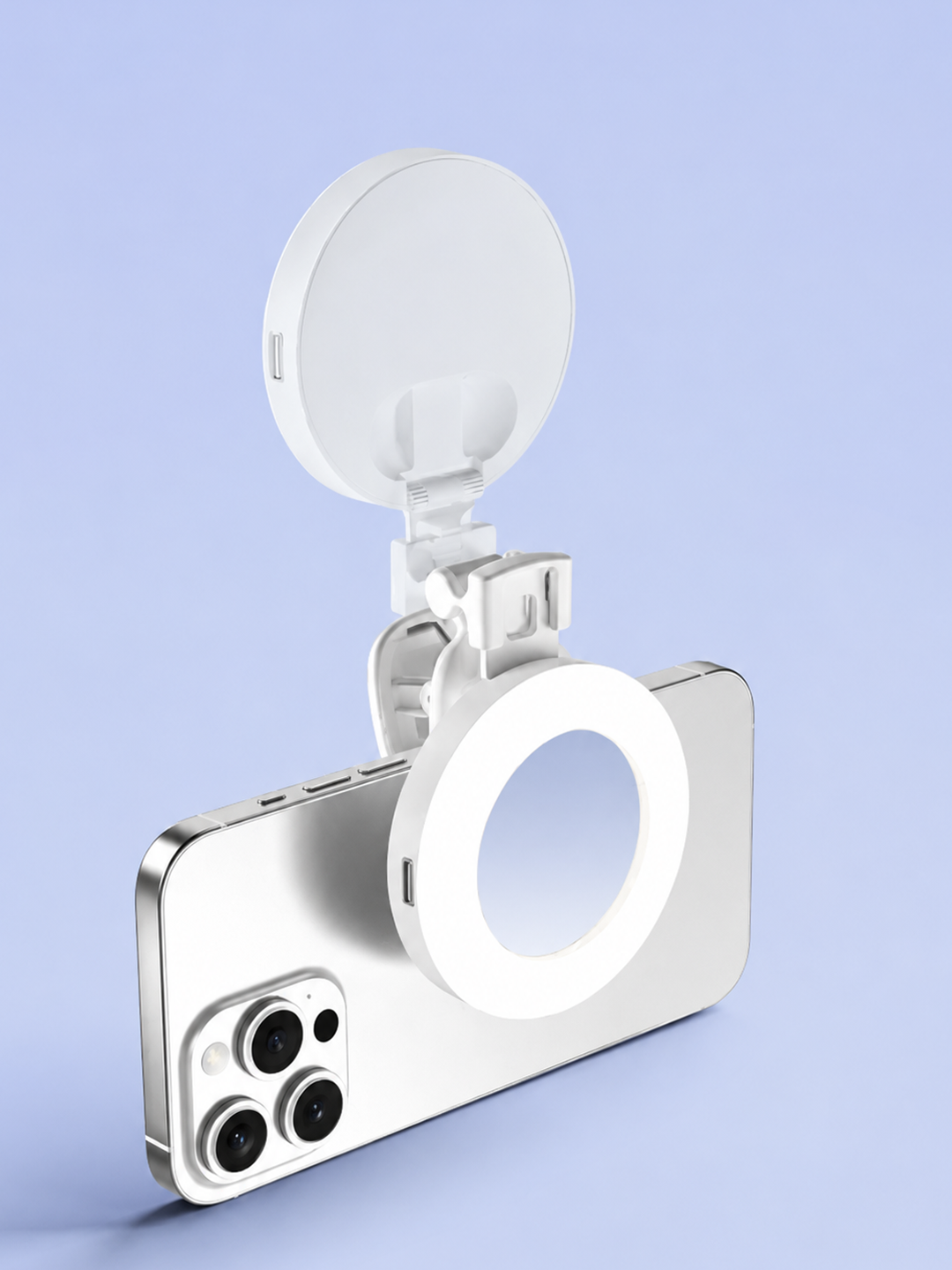 Portativ LED Ring Light – telefon uchun USB zaryadlanuvchi selfi chiroq