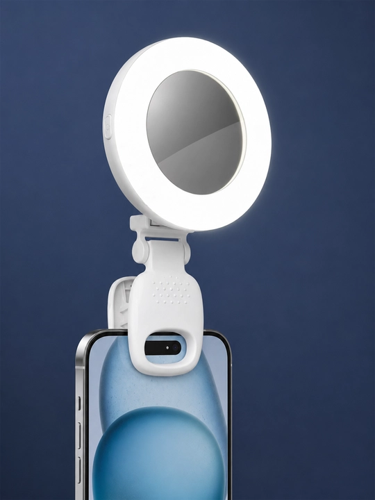 Portativ LED Ring Light – telefon uchun USB zaryadlanuvchi selfi chiroq