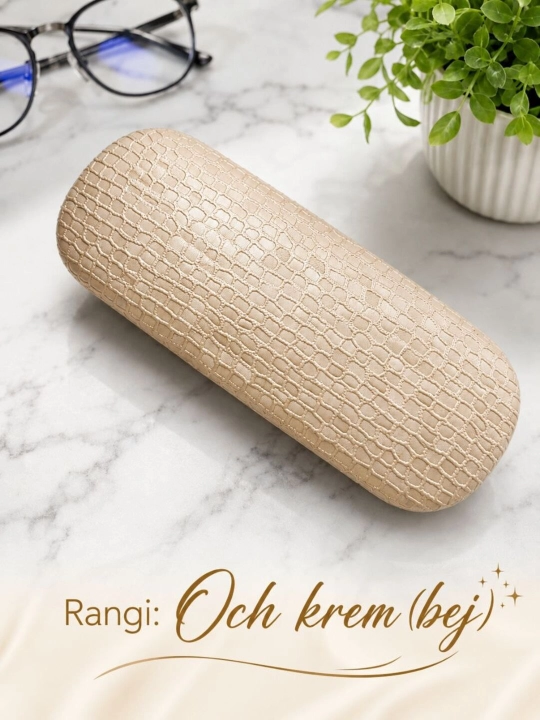 Ko‘zoynak uchun futlyar, qattiq korpusli ko‘zoynak qutisi, himoya g‘ilofi - 