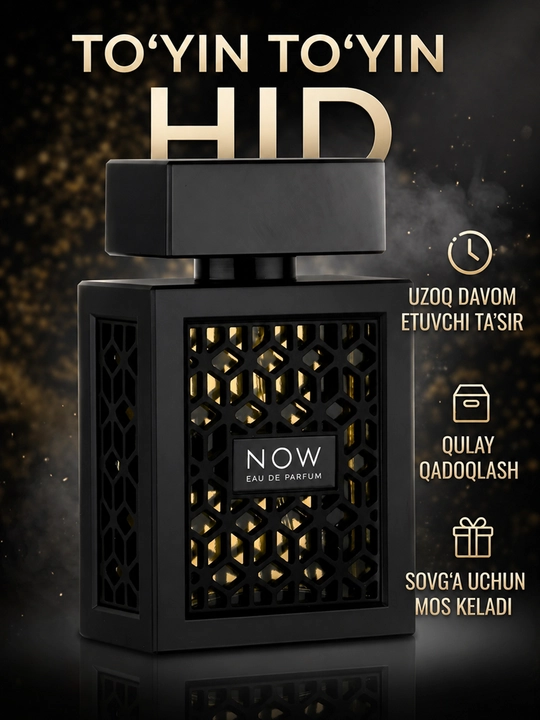 NOW Eau de Parfum — насыщенный и стойкий парфюм, унисекс