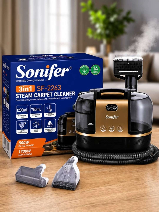 Пароочиститель для ковров Sonifer SF 2263 3 в 1 – профессиональная чистота у вас дома