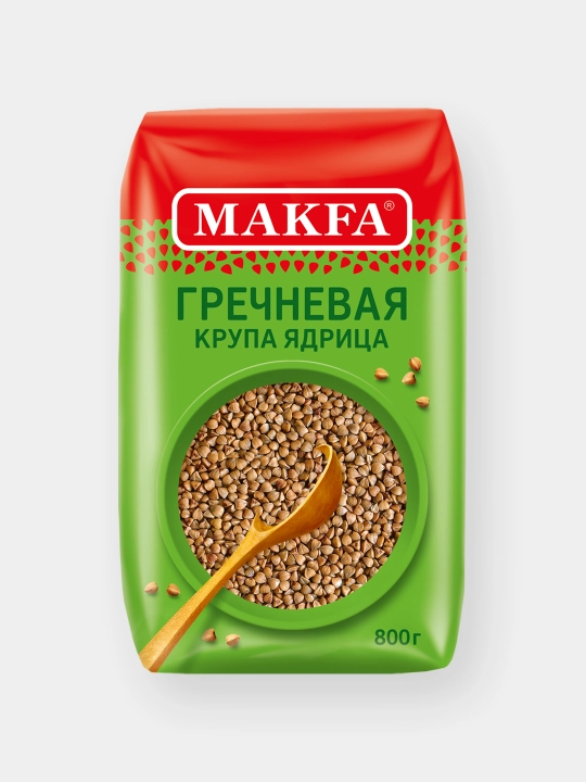Гречневая крупа ядрица Makfa, быстро развариваемая, 800 г