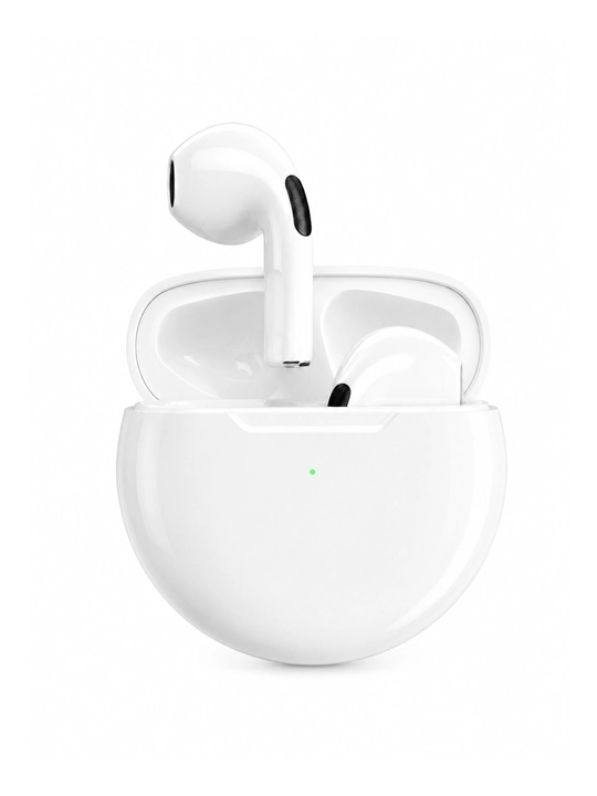Pro 6 TWS simsiz quloqchin, Bluetooth 5.0, sensorli, zaryadlash qutisi - 