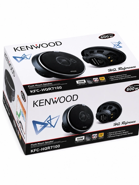 Kenwood KFC-HQR7100 avtomobil karnaylari, 600 Vt, 3 polosali, 2 dona, 7 dyuymli