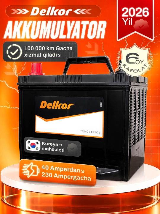 Аккумуляторная батарея Delkor Корея - 