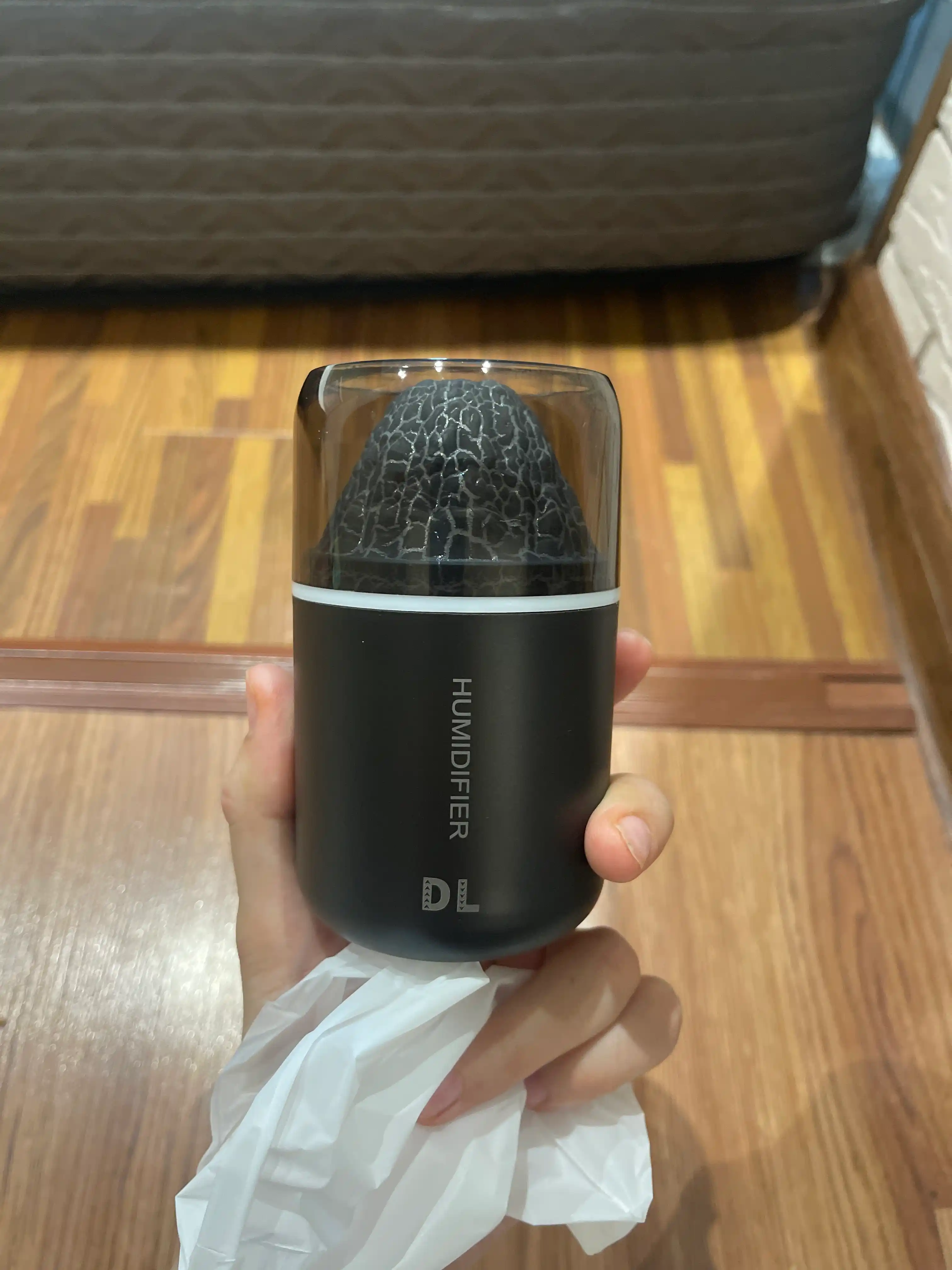Увлажнитель воздуха DL  для автомобиля и стола, USB Type-C, 180 мл, с эффектом пламени