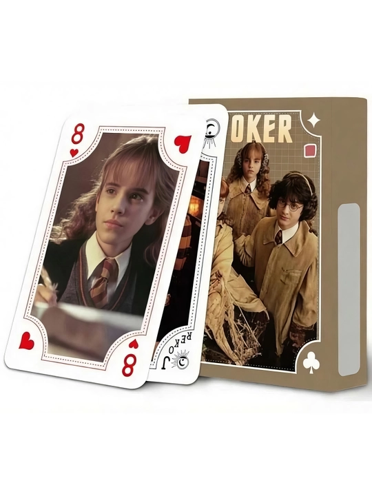 Harri Potter o'yin kartalari poker va stol o'yinlari uchun, tematik, 54 dona