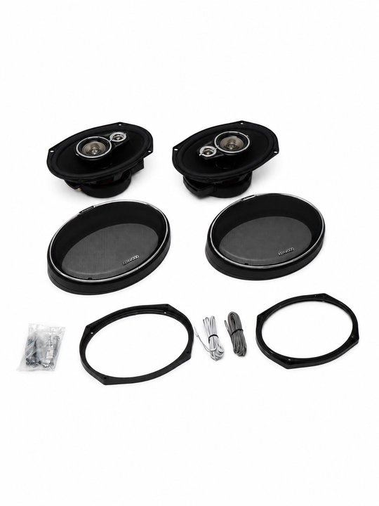 Kenwood KFC-HQR7100 avtomobil karnaylari, 600 Vt, 3 polosali, 2 dona, 7 dyuymli