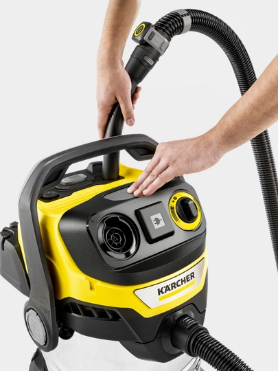 Karcher WD 7 Control P S 30/6/35/T 1.628-385.0 – мощный пылесос для дома и мастерской