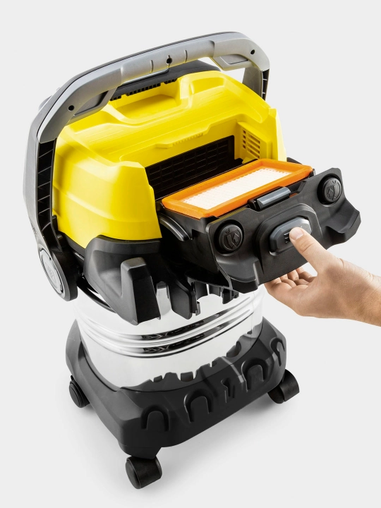 Karcher WD 7 Control P S 30/6/35/T 1.628-385.0 – мощный пылесос для дома и мастерской
