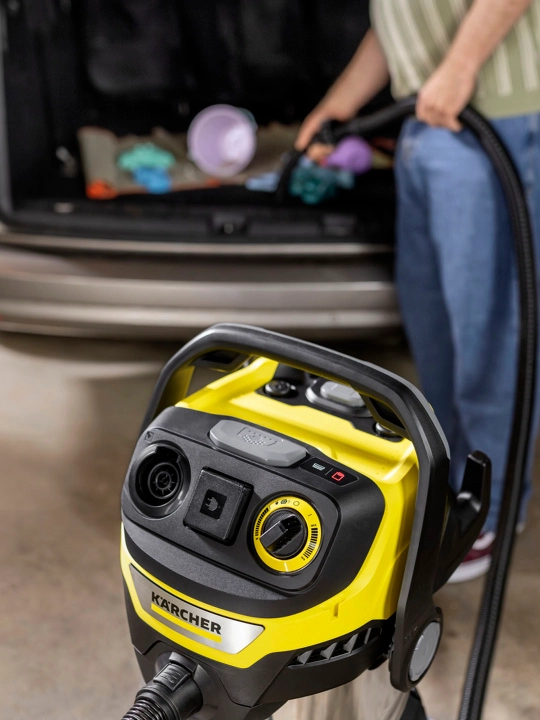 Karcher WD 7 Control P S 30/6/35/T 1.628-385.0 – мощный пылесос для дома и мастерской