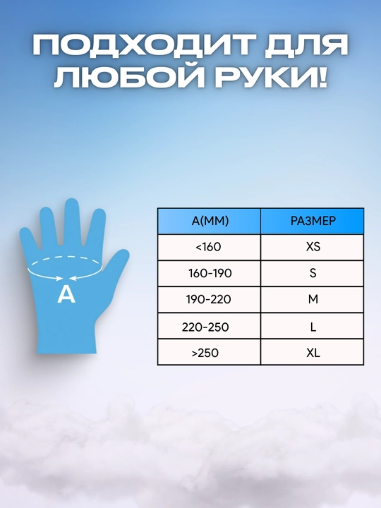 UNEX CAREFUL PRODUCTS ko‘k rangli nitril qo‘lqoplar, 100 dona, 50 juft, bir martalik