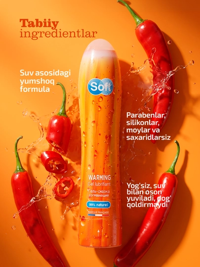Soft Warming intim lubrikanti va massaj geli