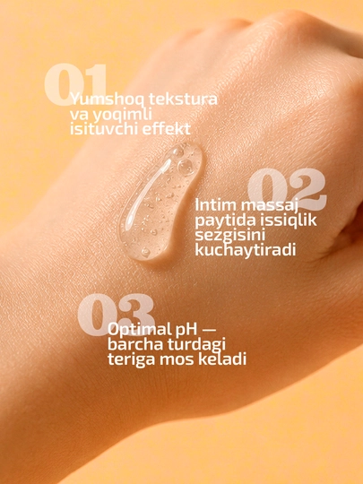 Soft Warming intim lubrikanti va massaj geli