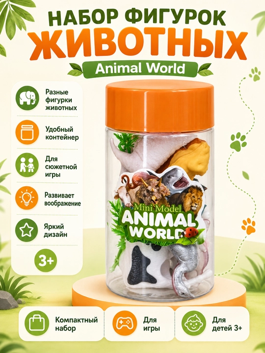 Animal World hayvon haykallari paketi - 