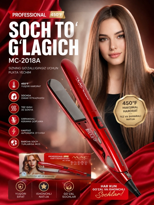 MAC Styler MC-2018A Professional Soch Dazmoli - 