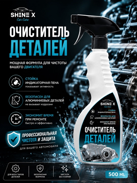 Avtomobil detallarini tozalagich, 500 ml - 