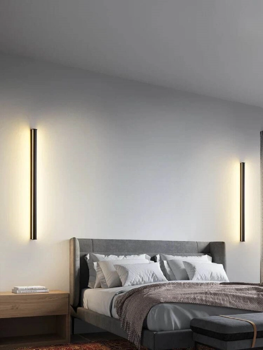 Chiziqli devor chirog'i (bra) LED qora
