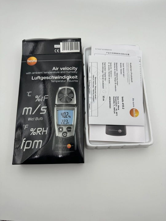Testo 410-2 анемометр с крыльчаткой
