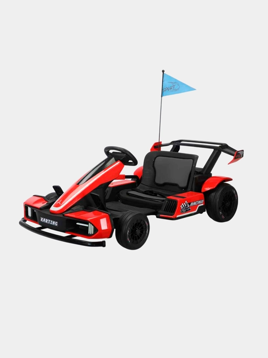 Bolalar elektromobili drift karting 15 km/soat, 24 V
