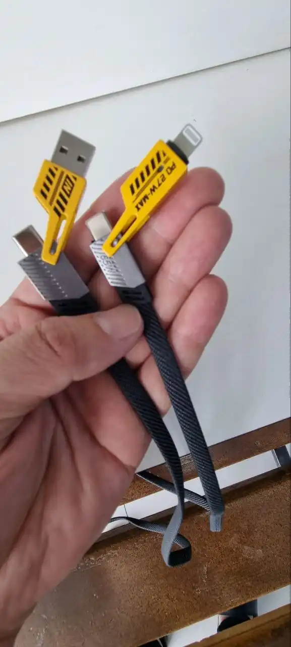 Transformer USB kabel, 4 tasi 1 da, Turbo, Type-C/Lightining - USB-A/Type C