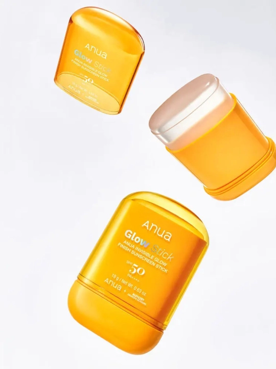 ANUA Yuz uchun SPF50 PA++++ quyoshdan himoya qiluvchi Glow stik 