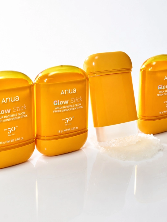 ANUA Yuz uchun SPF50 PA++++ quyoshdan himoya qiluvchi Glow stik 