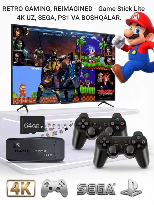 Игровая приставка, портативная игровая консоль, PSP 64 ГБ, ретро консоль - 