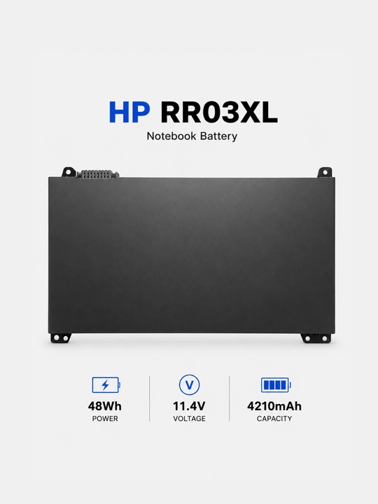 Аккумулятор HP RR03XL 11.4V для HP ProBook 430 G4 G5, 440 G4 G5, 450 G4 G5, 455 G4 G5