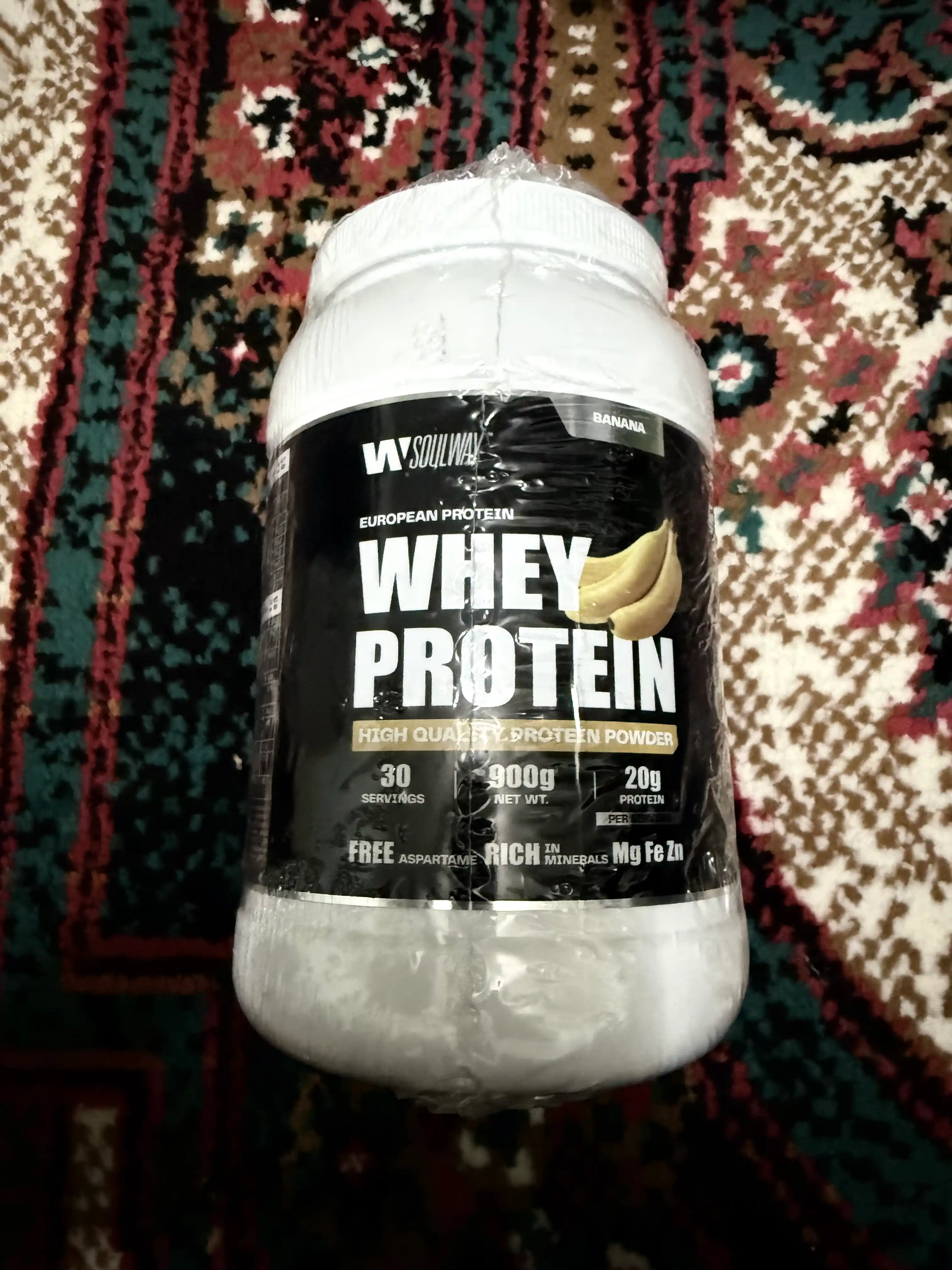 Protein Whey zardobli, Soul Way, Halal, ozish uchun sport ozuqasi
