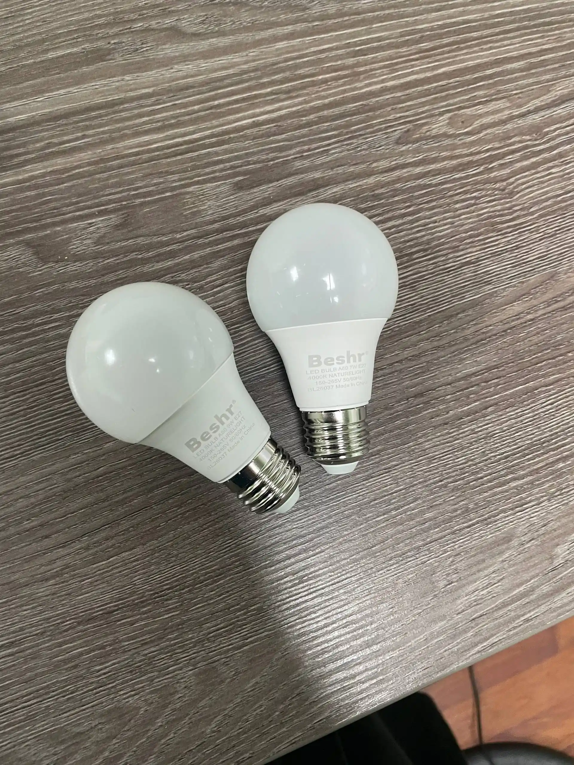 BESHR LED Лампа E27 4000K 150-265В, 7Вт/9Вт/12Вт/15Вт/18Вт, 2 Года Гарантии