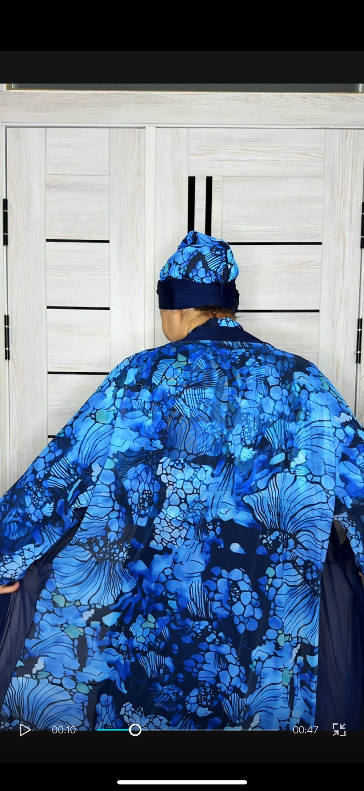 Ayollar uchun, cho'milish kiyimi, yopiq, muslimalar uchun, burkini, katta o‘lchamli